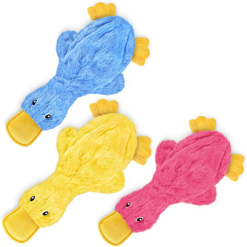 Color options for the Duck Crinkle Dog Toy